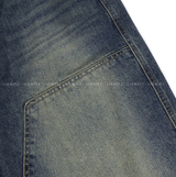 GeoJ 5079 Double Knee Teen Washing Wide Denim