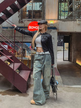 Denti Damage Brush Denim Pants