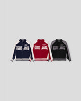 RM Nine lettering color combination knit zip-up (3C)