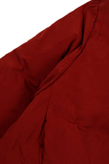 Shirring Hood Padding Jacket [Redwine]