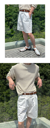[S/S] バイオピンタックバミューダパンツ