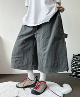 RIVET カーペンターストラップナイロンバミューダ 🩶🤍🖤3COLOR