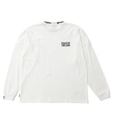EXAMPLE カーシブサークルロゴビッグカーラー L/S TEE