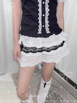 Lace Multi-Tiered Skirt