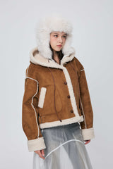 ADORABLE HOOD MUSTANG / CAMEL