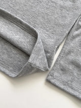 Collage V-Neck Long Sleeve T-Shirt