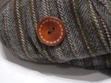 SIDE BUTTON HAT KHAKI GREY