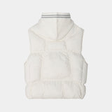 OWN Knitwear Hooded Padded Vest (2 colors)