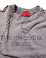 エレクトロウォッシュドグレーTシャツ