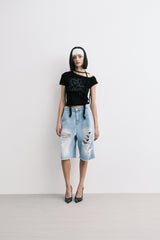 ハート2Tシャツ(black)