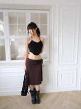 side tie midi sk