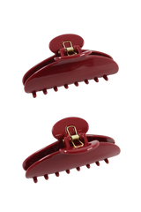 [Sepia] Burgundy hairpin