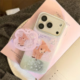 Aurora Glitter Ribbon Bambitalk iPhone Case
