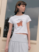 ROLA SUNGLASSES PUPPY T-SHIRT WHITE