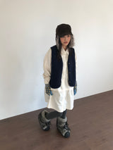 ジグリーボアフリースベスト (3color)