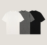 [MUSCLE FIT] Slit mock neck half knit(3color)