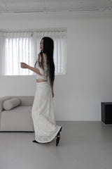 lace doho skirt (2color)