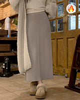 ロンランリブニットロングスカート