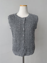 Oreo Cable Knit Vest