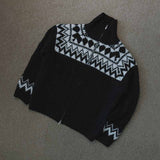 ASCLO Diamond Wool Knit Zip Up (3color)