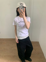 ブロッサム クルーネック Tシャツ (4color)