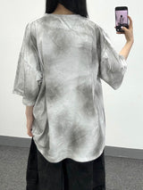 stain panel t-shirt