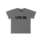 LOVE ME ハーフTシャツ GREY