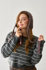 MP HAIR KERCHIEF DARK PURPLE