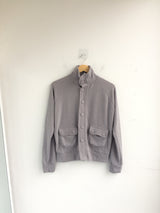 soft-touch raglan knit jacket