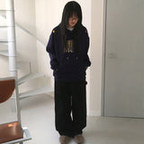 コーヴビンテージパッチワークオーバーフィットフーデッドTシャツ