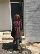 シアーデニムティアードスカート