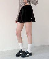 VELOUR TRAINING SKIRT [4color]
