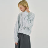 Brushed Soft Knit_Melange Gray