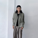 ウォッシュド プラッド ロングスリーブ シャツ