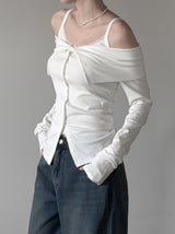 Ber lace sleeveless