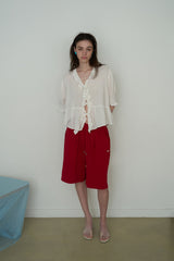 Moi ruffle blouse_ivory