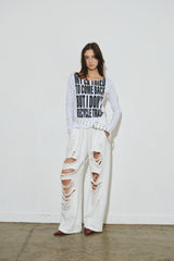 dg england pants (white)