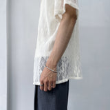 Geometric Openwork Shirt