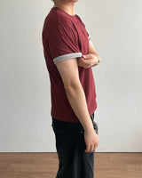 デュエット クロップ ロールアップ ショートスリーブ Tシャツ