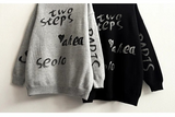 Pen Lettering Printing Round Knit