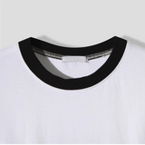 [S/S] デニムパッチリングハーフTシャツ(2color)
