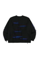 ROUGH DAMAGE KNIT