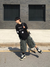 Bear Pigment Cargo Bermuda Pants 3C