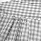 SHIRRING VOLUME CHECK SHIRT