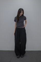 シンボルロゴスウェットパンツ ブラック