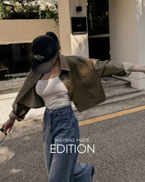 【MADE】レザーシャツジャケット