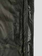 Touk glossy puffer hood padding
