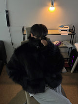 [Premium] ASCLO Western Buckle Fur Jacket