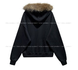 Rico Brushed Fur Two Way Hood Zip-Up
