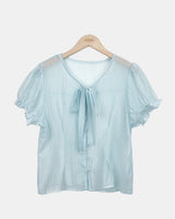 Muha Sheer Short Sleeve Blouse